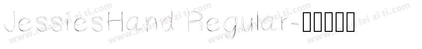 JessiesHand Regular字体转换